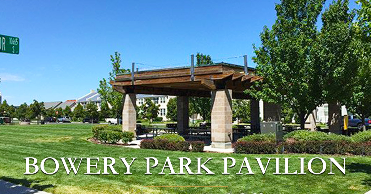 Bowery Park Pavilion Daybreak Pavilions Daybreak Living