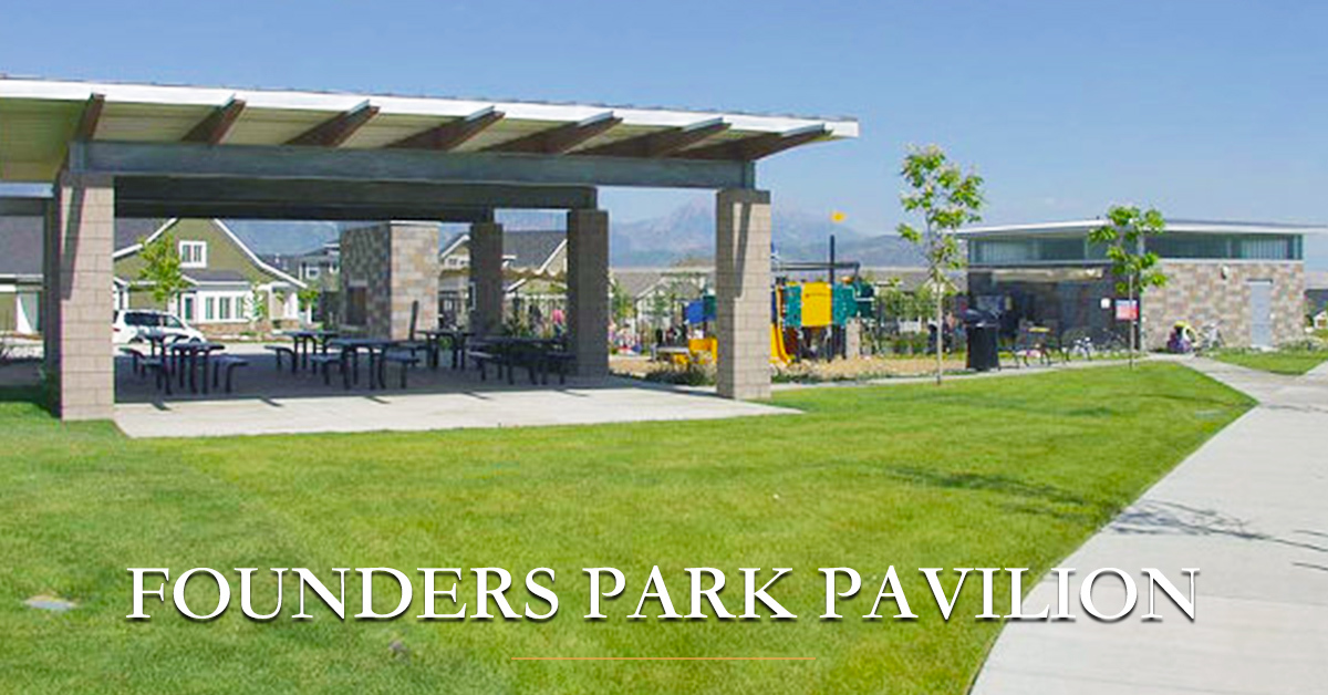 Founder's Park Pavilion Daybreak Pavilions Daybreak Living